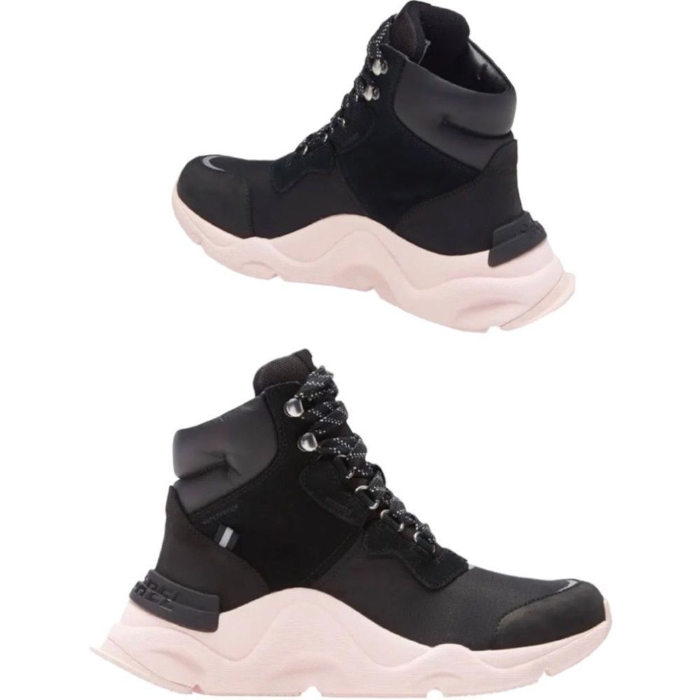 Sorel Kinetic RNEGD Conquest Waterproof Sneaker Pink/Black BNWT